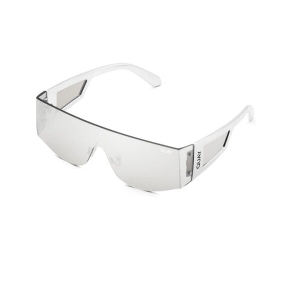 Quay Australia New Wave Sunglasses- Silver/Silver main image 8